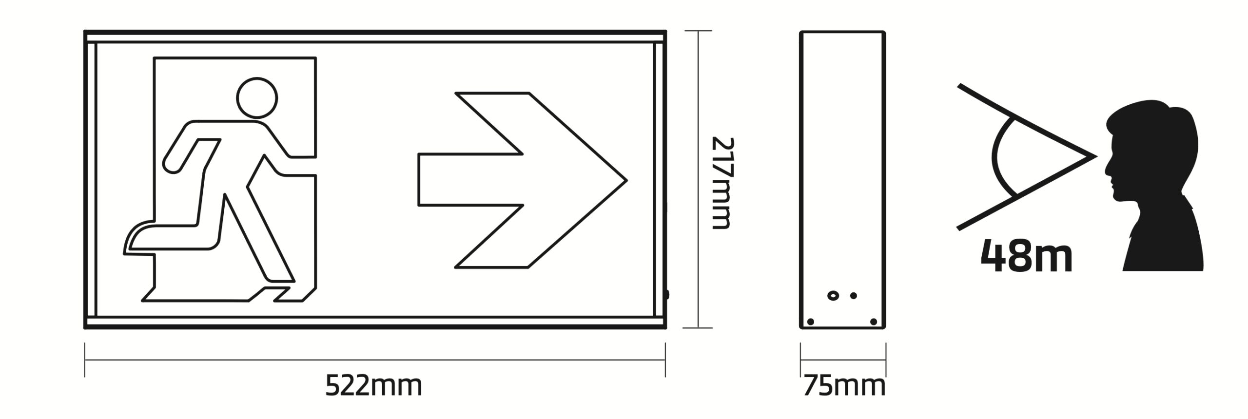 TELESTO – Surface Mounted or Suspended Emergency Exit