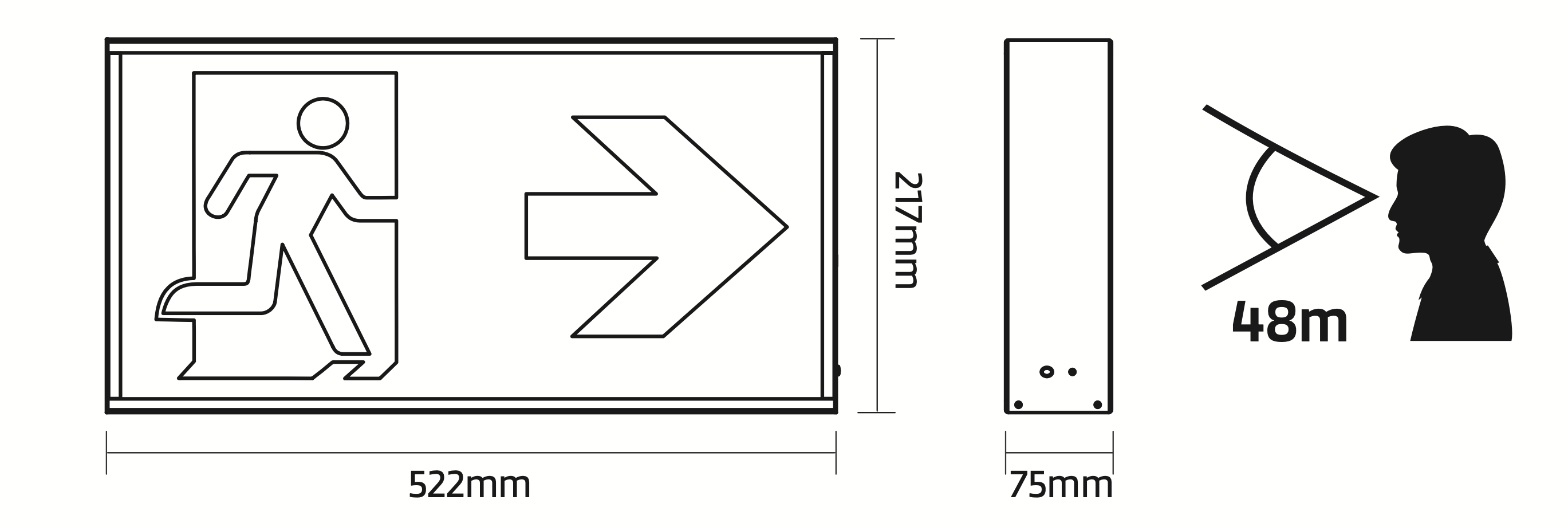 TELESTO – Surface Mounted or Suspended Emergency Exit