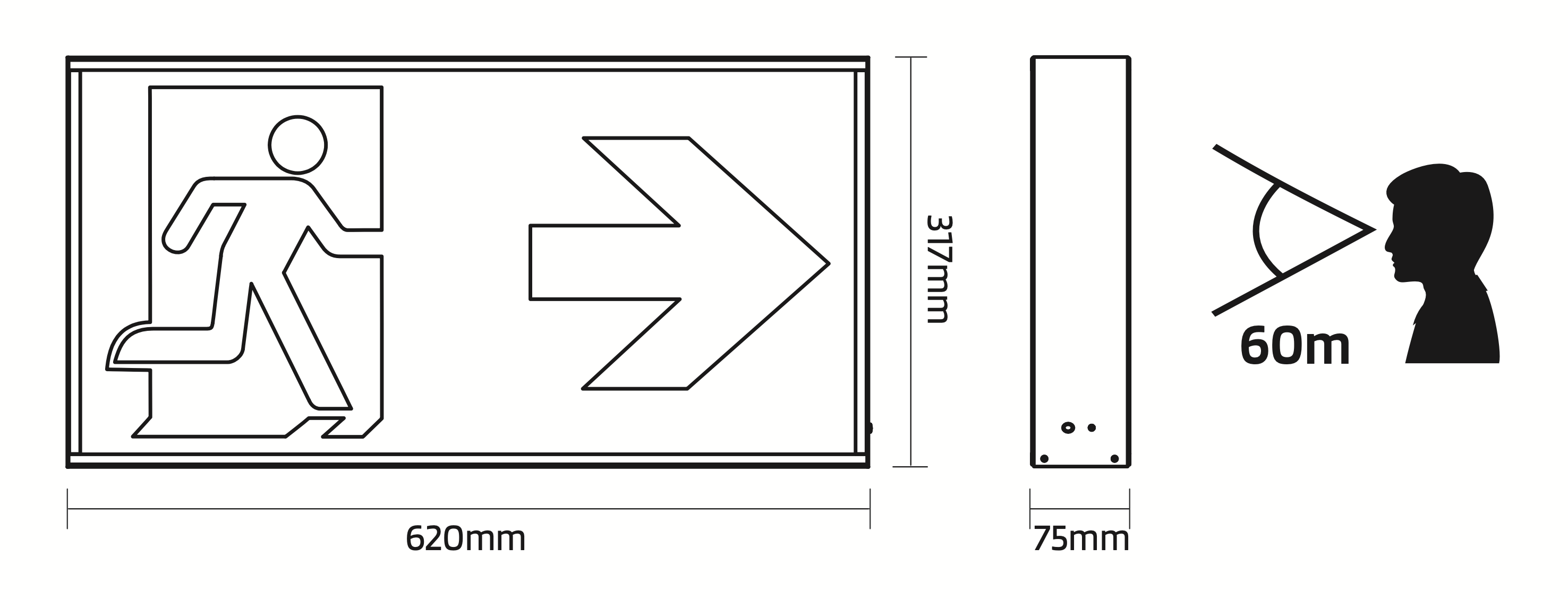 TELESTO – Surface Mounted or Suspended Emergency Exit