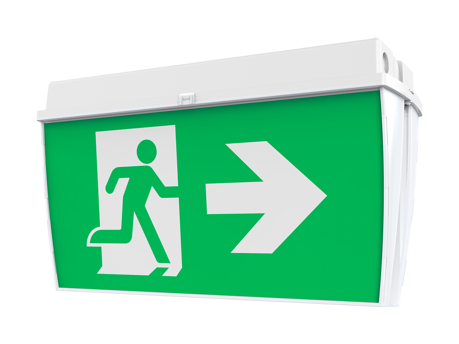 PHOEBE – IP Rated Surface Mounted Emergency Exit with Hanging Diffuser