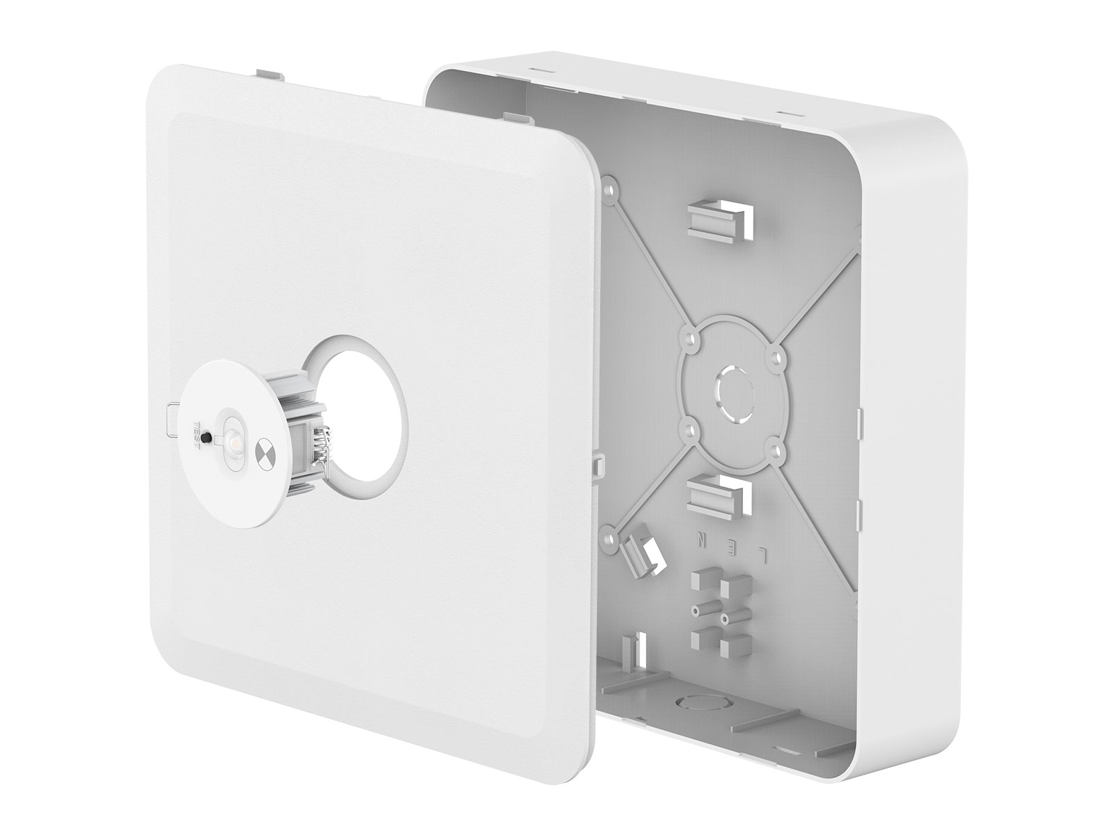 SURTUR – Surface Mounted Square Non-Maintained Emergency Downlight