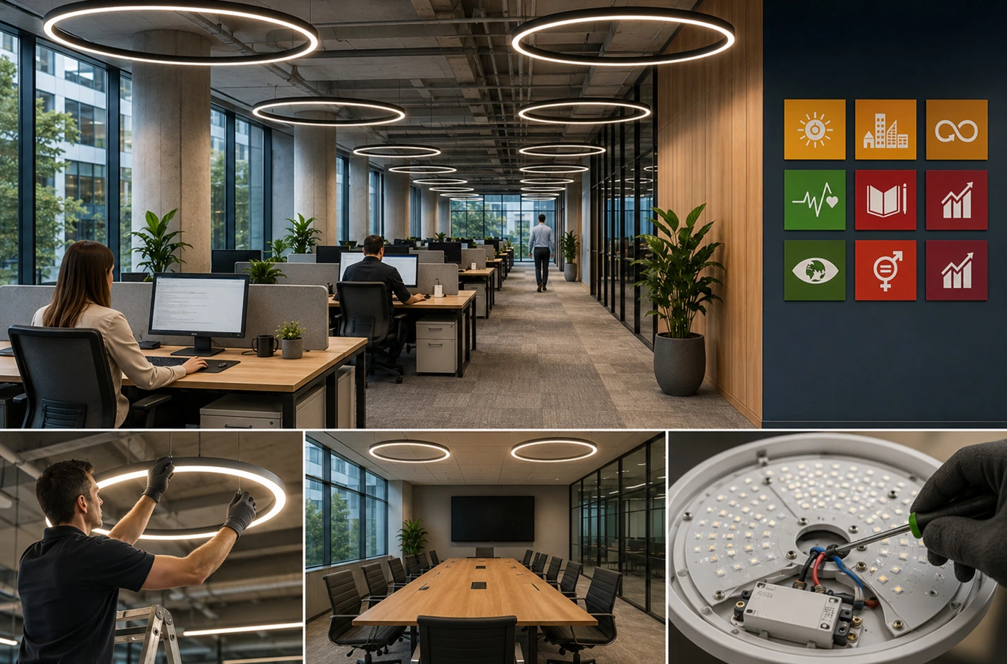 circular lighting